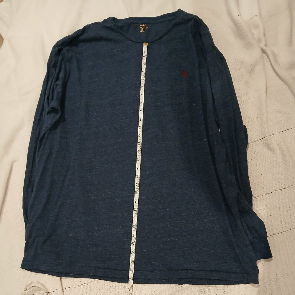 POLO Ralph Lauren Long Sleeve Blue T-shirt 2XLT/Tall - Picture 3 of 3